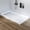 3#, variant on Bingirl Shower Base Non-Slip SMC Shower Pan with Right Drain 304 Stainless Steel Square Drain Cover Bathroom Shower Tray Kit Single Threshold Floor for Easy Installation