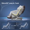 thumbnail image 4 of COSTWAY Therapy08 Massage Chair, Full Body Zero Gravity Shiatsu Massage Recliner with Remote, 34 Airbags, Foot Roller, Wireless Speaker, Waist Heat, 53-Inch SL Track Massage Chair, 4 of 10