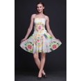 thumbnail image 2 of Bimba Robe d'Été Sans Manches Mini Fluide Teinture sur Nœuds pour Femme, Robe Soleil à Imprimé Floral - XX-Grand, 2 of 5
