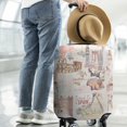 thumbnail image 2 of Travel Luggage Cover Suitcase Protector Fits 18-32 Inch Luggage Wheel Covers Patterned Travel Related Items Flower Luggage Protector Elastic Luggage Anti-scratch Suitcase Cover L, 2 of 4
