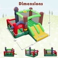 thumbnail image 3 of Costway Inflatable Bounce House Kids Castle Slide Bouncer with 750W Blowe, 3 of 10