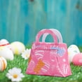 thumbnail image 4 of Yunuuuoa Easter Bunny Tote Bag Foldable Ears Storage Container Drawstring Bag Reusable Cloth Pouch for Easter Egg Hunt Party Favors Gift Basket, 4 of 6