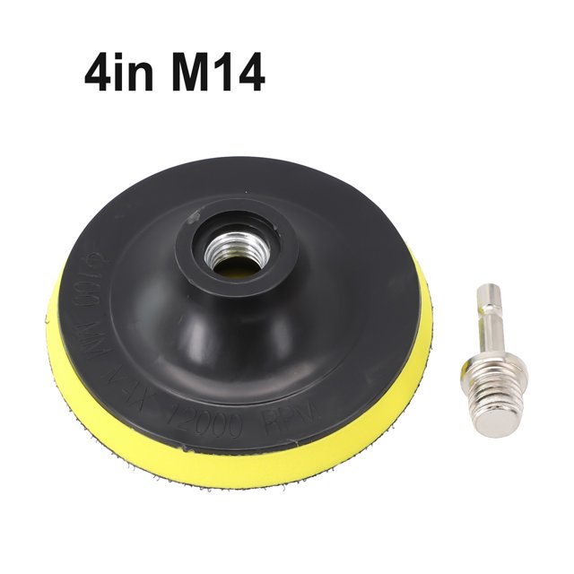 3-7 Inch Self-Adhesive Backing Pad Polishing Plate with 10/14Mm Thread Adapter