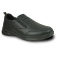 thumbnail image 1 of vangelo Professional Slip Resistant Men Slip On Work Shoe for Food Service Health Care Nurse JIMMY-3 Black, 1 of 7