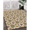 thumbnail image 3 of Ahgly Company Machine Washable Indoor Rectangle Transitional Khaki Gold Area Rugs, 5' x 8', 3 of 7