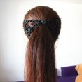 thumbnail image 3 of MesaSe Twist Rhombus Beaded Hair Side Combs Stretchable Double Clips Bun Maker, 3 of 16