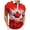 Wine, variant on YUEVE Men's Canada Flag Golf Shirts Maple Leaf Short Sleeve Funny Graphic Polo Shirt Sumemr Novelty Button Top Tees