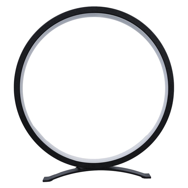 Birdeem Table Lamp, Metal Ring Table Lamp Bedside Table Bedside Lamp, Modern Reduce Lamp/Bedroom/Living Room Led Warm Light, 10 Inch