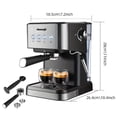 thumbnail image 3 of Fast Heating Espresso Machine, With Milk Frother Wand - Perfect For Home Baristas, 3 of 5
