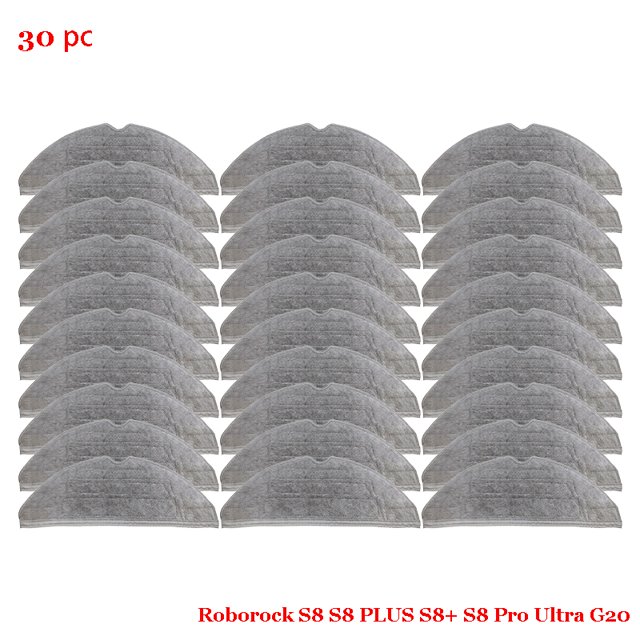 Mop Cloth For Roborock S8 S8 PLUS S8+ S8 Pro Ultra G20 Pad Double vibration Mop Pad Vacuum Cleaner Robot Parts Accessories