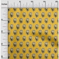 thumbnail image 2 of oneOone Cotton Poplin Yellow Fabric Block Sewing Material Print Fabric By The Yard 56 Inch Wide, 2 of 5