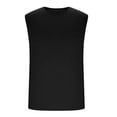 thumbnail image 2 of Lmnyox Basic Athletic Tank Tops for Men Loose Casual Sleeveless Workout Shirts Crew Neck Solid Color Sport Tee, 2 of 4