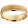 thumbnail image 1 of Hammered 6mm Wedding Band 10K Yellow Gold, 1 of 2