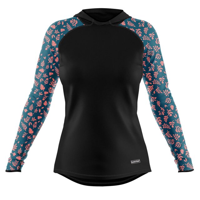 BLACKSTRAP Haut de Base à Capuche Thermique pour Femmes, Floral Minuscule, L