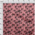 thumbnail image 3 of oneOone Velvet Pink Fabric Tropical Tree Fabric For Sewing Printed Craft Fabric By The Yard 58 Inch Wide, 3 of 4