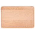 thumbnail image 1 of Fruit Dishes Beech Wooden Serving Tray Rectangular Decorative Dessert Plate Kitchen Supplies30x20x2cm, 1 of 14
