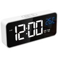 thumbnail image 3 of Large Digital Alarm Clock For Visually Impaired - Big Electric Clock For Bedroom, Jumbo Number Display, Fully Dimmable Brightness Dimmer, Usb Ports,, 3 of 5