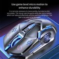 thumbnail image 4 of EGNMCR Mechanical E-Sports Wired Mouse For Computer Mouse Gamer Rechargeable Backlight Silent Office USB Mouse For Laptop Gaming Mous, 4 of 5