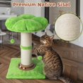 thumbnail image 4 of Cat Scratching Post es Small Cat Tree Tower with Two Cat Hammock Double Cat Hammock with Cat Toy Wooden Interactive Cat Condo for Kitten and Adults Cat, 4 of 6