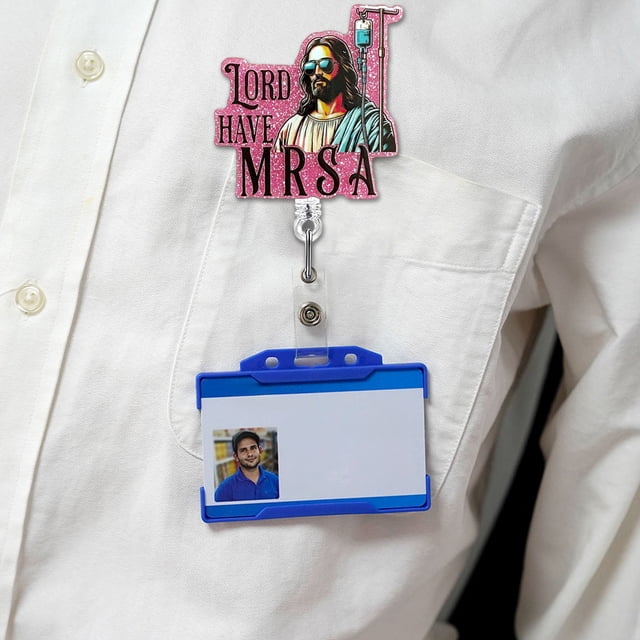 EGNMCR Home Decor, Room Decor, Wall Decor Automatic Retractable Badge Clip P lastic badge clip