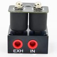 thumbnail image 4 of Yassdwbn 200PSI 12V Électrovanne Air Suspension Manifold Double Télécommande Solénoïde, 4 of 5