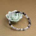 thumbnail image 3 of Bracelet Extensible Unisexe en Quartz Rutilé Noir Naturel avec Perles Rondes de 6 mm 7 Pouces, 3 of 5