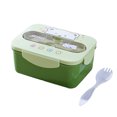 thumbnail image 1 of Bento Lunch Box Microwave Safe Lunch Box, Food Grade Plastic Lunch Box, Leak Proof Lunch Box, Suitable for Office Work, 1 of 6
