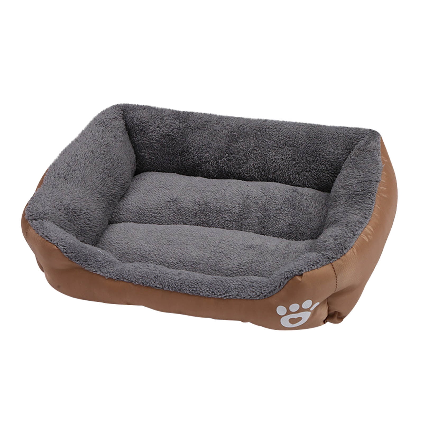Deagia Pet Bed for Indoor Dogs and Cats, Dog Bed for Medium and Large Dogs Comfortable Pet Bed, Dog Bed with Removable Washable Cover, Pet Bed Mat, Khaki M