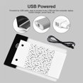 thumbnail image 4 of moobody Super Mini LED Light Pad Ultra-thin Light Box USB Powered Dimmable Brightness Artcraft Tracer for Children Students Adults Drawing Tracing Practise Calligraphy Flipbook Flip Books Animation, 4 of 7
