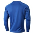 thumbnail image 3 of T-shirt Homme Ajusté Col Rond en Maille Décontracté Manches Longues Bleu Classique Automne Taille m, 3 of 5