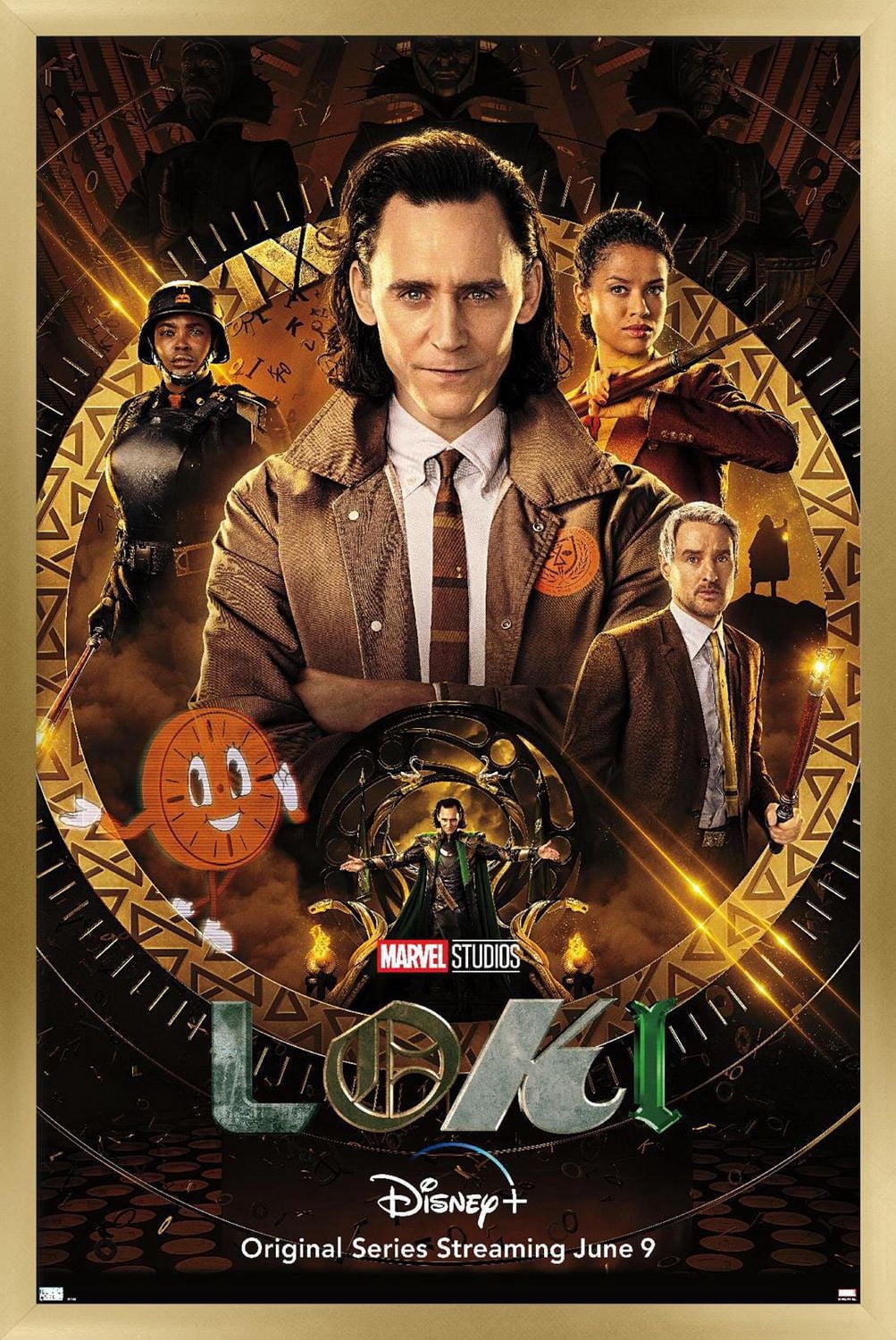 Marvel Loki - One Sheet Wall Poster, 14.725" x 22.375" Framed