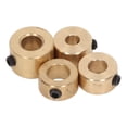 thumbnail image 1 of Drill Bit Stop Collar, Brass Precise Easy To Install 4PCS Stop Bit Collar Set Fast Positioning  For Woodworking, 1 of 8