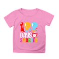 thumbnail image 4 of PMVFHDE Hauts Mignons pour Fille 2025 T-Shirt Robe Filles Hauts d'Été 2025 Maillots de Bain Filles Hauts Garçon et Fille Mode Décontractée Imprimé Col Rond Manches Courtes T-Shirt Haut Rose, 3-4 Ans, 4 of 4
