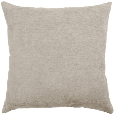 Coussin décoratif Mainstays, chenille, 20 x 20 po, taupe, paquet de 2