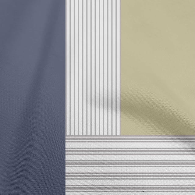 oneOone Rayon Gray Fabric Stripes Sewing Craft Projects Fabric Prints By Yard 56 Inch Wide