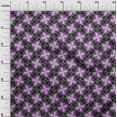 thumbnail image 3 of oneOone Silk Tabby Violet Fabric Moire Sewing Material Print Fabric by The Yard 42 Inch Wide, 3 of 4