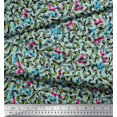 thumbnail image 3 of Soimoi Velvet Fabric Multicolor Camouflage Print Fabric by the Yard 58 Inch Wide, 3 of 3