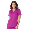 thumbnail image 1 of Landau ProFlex Haut de Blouse Médicale pour Femmes : 3 Poches, Coupe Moderne Ajustée, Col en V Extensible 4169, 1 of 1