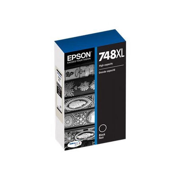 Epson 748XL - XL - black - original - ink cartridge - for WorkForce Pro WF-6090, WF-6530, WF-6590, WF-8090, WF-8090 D3TWC, WF-8590, WF-8590 D3TWFC