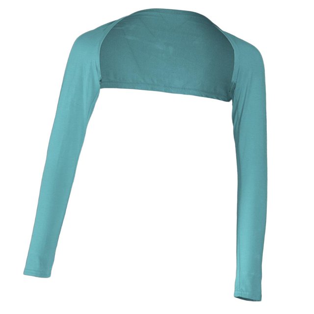 Ramadan Shoulder Long Sleeve Elastic Modal Arm Cover Shrug Hijab Light blue Modal shawl Blue
