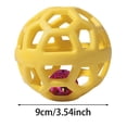thumbnail image 3 of Hollow Ba Lls Be Lls Inside Cleaning Teeth Interactive Training TPR Plastic Rubber Ba Ll For P Ets Hollow Be Ll Ba Ll Dog Interactive Toy Retrieval Training Includes Be Ll Dog, 3 of 5