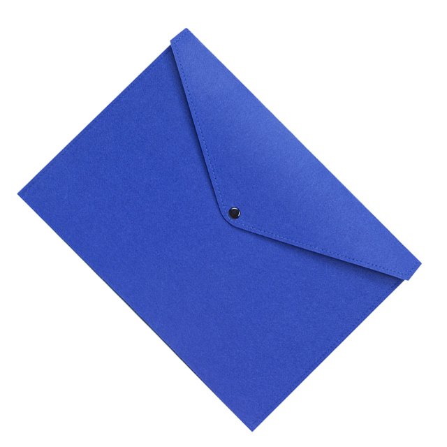 Wweixi File Document Bag Stay Organized And Enjoy Durable Felt Felt Folder Organizer blue 1Set