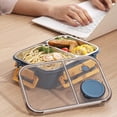 thumbnail image 4 of Dvkptbk 304 Stainless Steel Lunch Box Sealed Lunch Box Portable Lunch Box for Students and Office Workers Microwaveable Lunch Box, 4 of 6