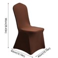 thumbnail image 3 of Housse de Chaise Tout Inclus en Polyester Spandex Élastique pour Mariages Banquets et Fêtes, 3 of 3