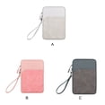 thumbnail image 2 of Tablet Bag Nylon Carry Case Portable Waterproof Small Pocket Laptop Sleeve Earphone Pocket Replacement for iPad 7.9-8.4 Inch Gray, 2 of 8