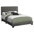 thumbnail image 1 of Monarch Specialties Bed, Full Size, Bedroom, Upholstered, Frame Only, Transitional, 1 of 3