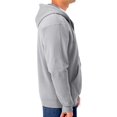 thumbnail image 2 of Jerzees Men's Adult Full Zip Hooded Sweatshirt X Sizes, Athletic Heather, 2X, 2 of 5