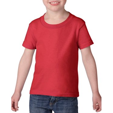 Gildan Toddler Heavy Cotton Toddler T-Shirt, 4T, Red