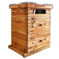 thumbnail image 1 of 10-Frame Langstroth Beehive Starter Kit with Observation Window, Pre-Assembled Complete Hive (2 Deep, 1 Medium Box) in Premium Cedar & Fir, 1 of 8
