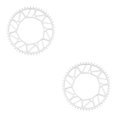 thumbnail image 3 of Ruiboury Lightweight And Easy To Install - Smooth Operation Chain Ring For Bicycles Bicycles Crank Bike Chain 52T silver 2Set, 3 of 6